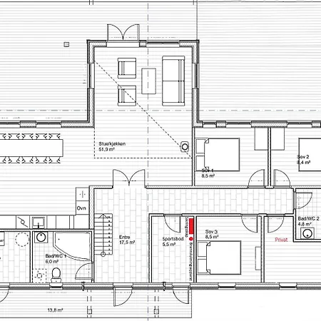 Дом отдыха New Near The Center And Slope