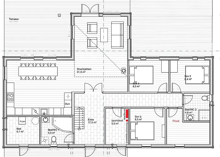 Сasa de vacaciones New Near The Center And Slope